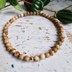 Pari Armbnd picture jaspis 4 mm 