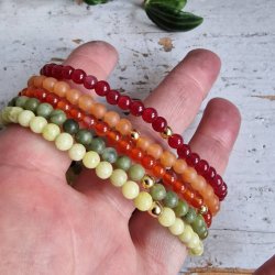 NO: 21 Unika Armbnds 5 stk. bundle str 18 cm