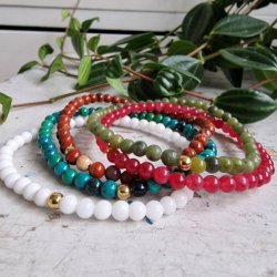 NO: 23 Unika Armbnds 5 stk.bundle str 18 cm