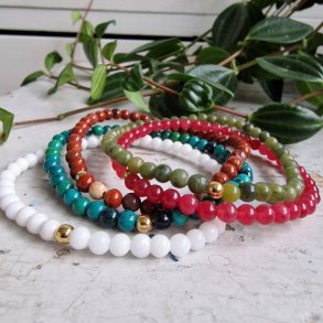 NO: 23 Unika Armbnds 5 stk.bundle str 18 cm