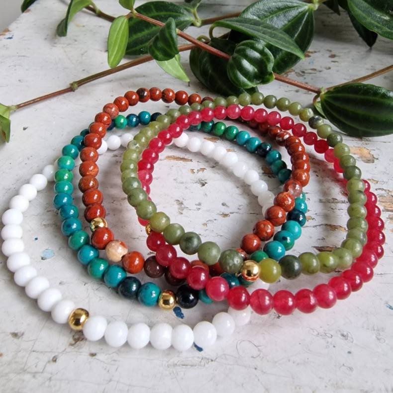 NO: 23 Unika Armbnds 5 stk.bundle str 18 cm