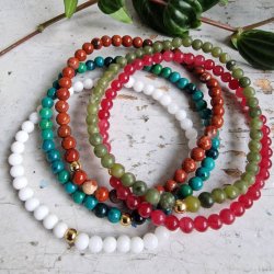 NO: 23 Unika Armbnds 5 stk.bundle str 18 cm