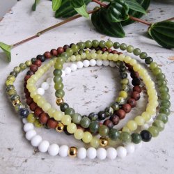 NO: 25 Unika Armbnds 5 stk. bundle str 17 cm