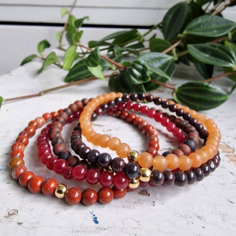 NO: 26 Unika Armbnds 5 stk. bundle str 17 cm