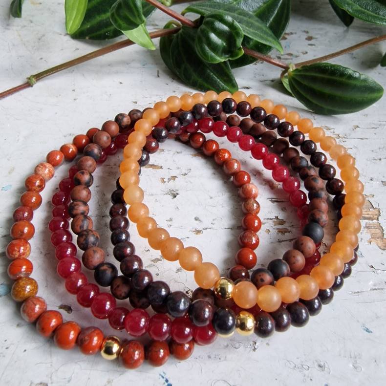 NO: 26 Unika Armbnds 5 stk. bundle str 17 cm