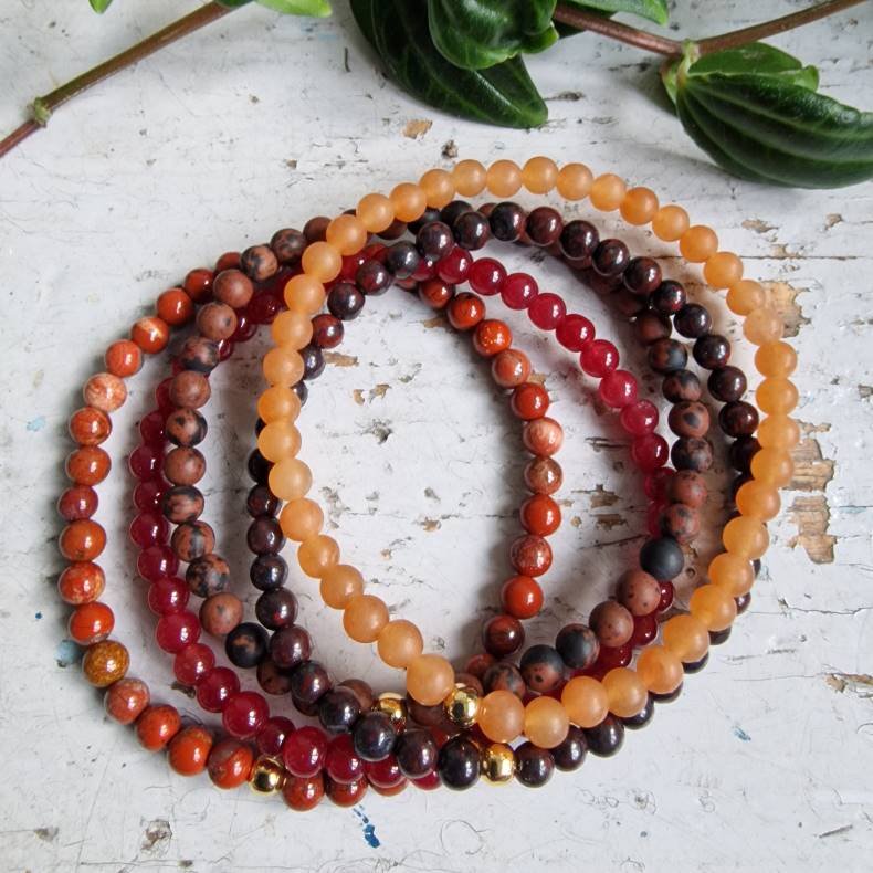 NO: 26 Unika Armbnds 5 stk. bundle str 17 cm