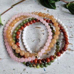 NO: 28 Unika Armbnds 5 stk. bundle str 17 cm