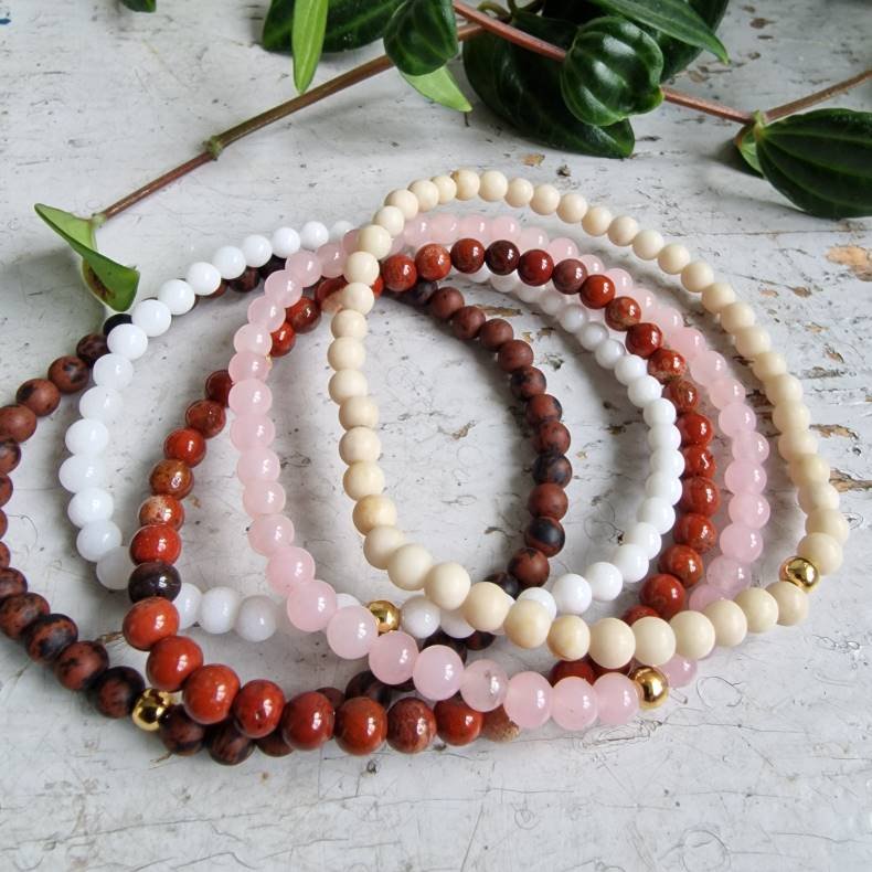 NO: 31 Unika Armbnds 5 stk. bundle str 18 cm