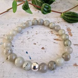 Labradorit armbnd 8 mm