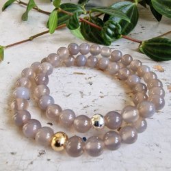 Gr agate armbnd 8 mm