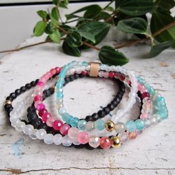 NO: 49 Unika Armbnds 5 stk. bundle str 18 cm