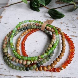 NO: 48 Unika Armbnds 5 stk. bundle str 18 cm