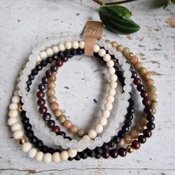 NO:46 Unika Armbnds 5 stk. bundle str 17,5 cm