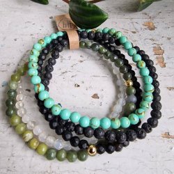 NO: 44 Unika Armbnds 5 stk. bundle str 16,5 cm