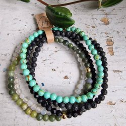 NO: 44 Unika Armbnds 5 stk. bundle str 16,5 cm