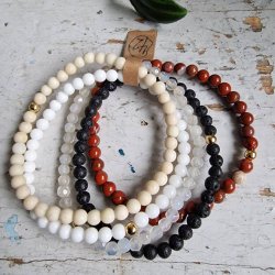 NO: 42 Unika Armbnds 5 stk. bundle str 16 cm