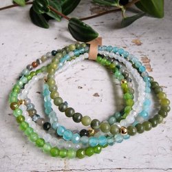 NO: 34 Unika Armbnds 5 stk. bundle str 19 cm