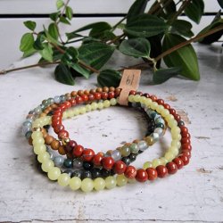 NO: 35 Unika Armbnds 5 stk. bundle str 19 cm