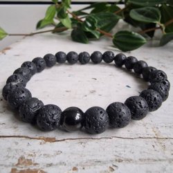 Lava armbnd 8 mm