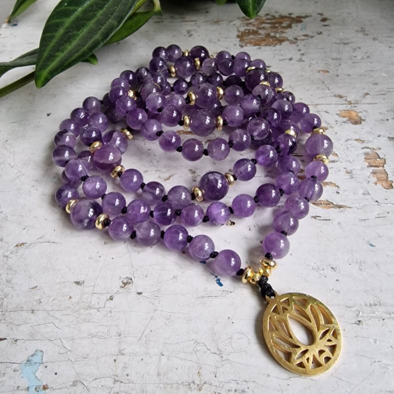 Amatyst Lotus luksus boheme mala