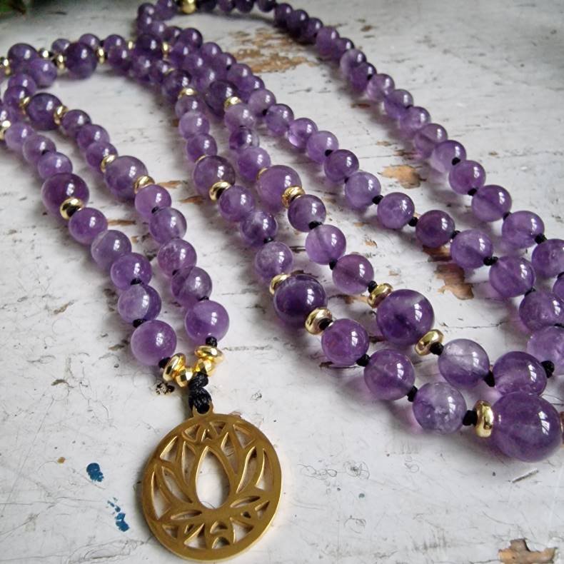 Amatyst Lotus luksus boheme mala