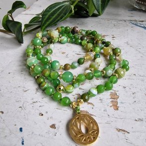 Agate grsgrn lotus Luksus boheme mala