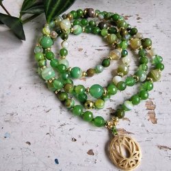 Agate grsgrn lotus Luksus boheme mala