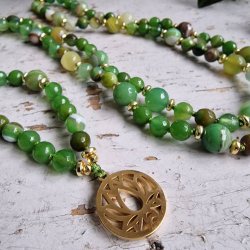 Agate grsgrn lotus Luksus boheme mala