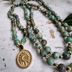 Afrikansk turkis sol og mne luksus boheme mala