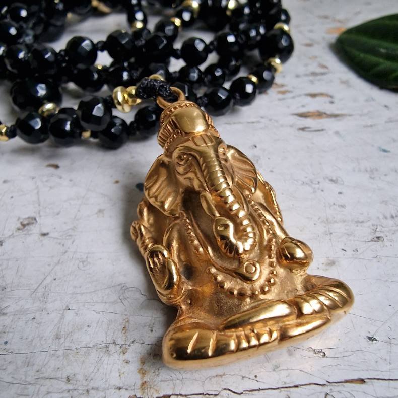 Black ganesha luksus boheme mala