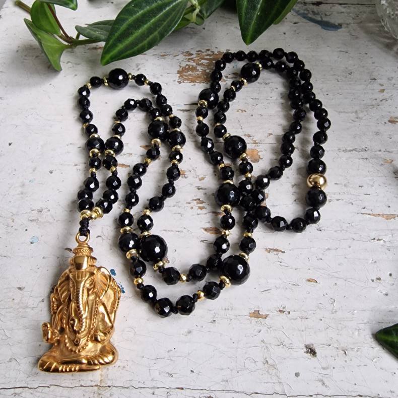 Black ganesha luksus boheme mala