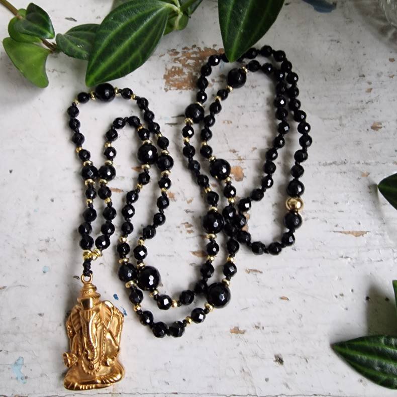 Black ganesha luksus boheme mala