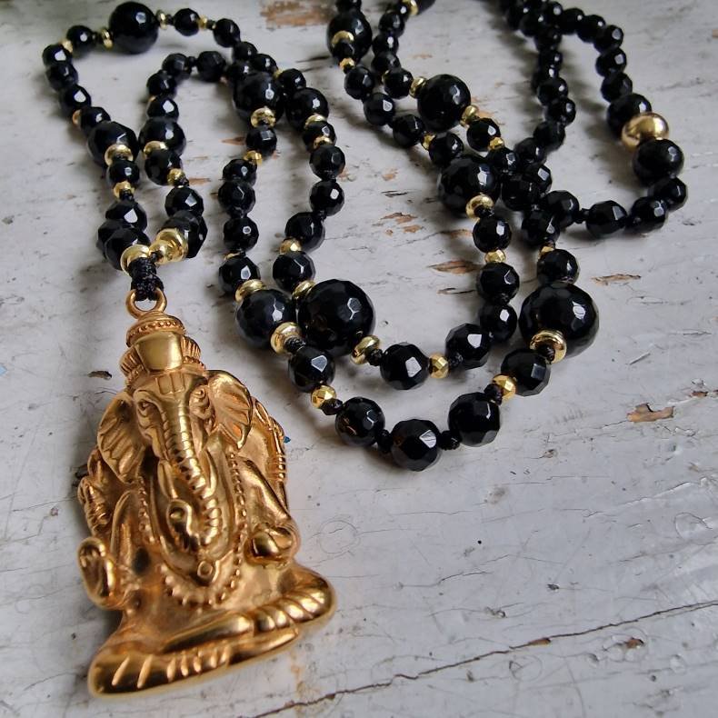 Black ganesha luksus boheme mala