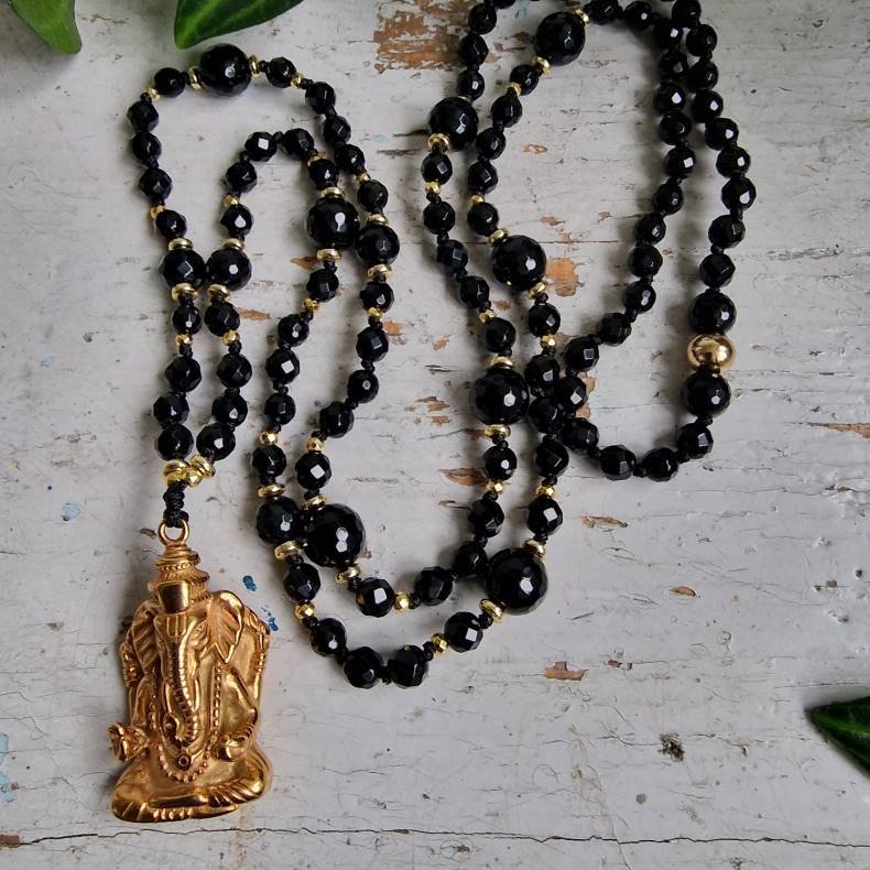 Black ganesha luksus boheme mala