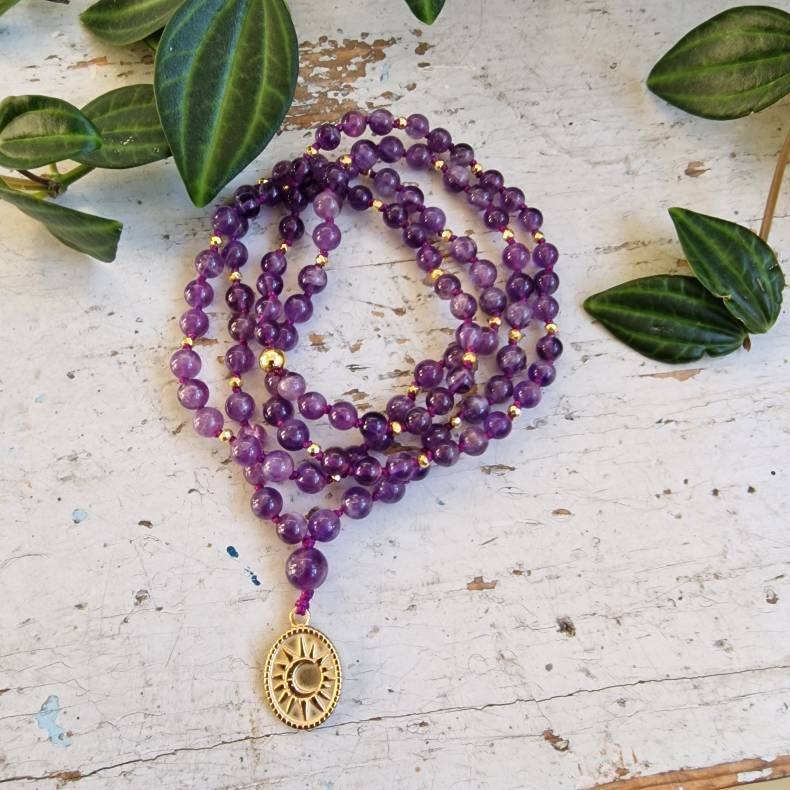 Amatyst sol og mne luksus boheme mala