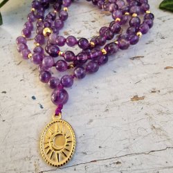 Amatyst sol og mne luksus boheme mala