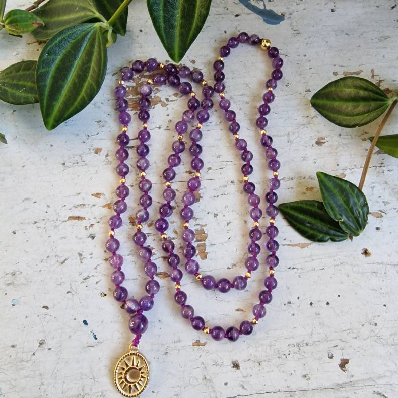 Amatyst sol og mne luksus boheme mala