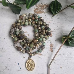 Agate nature sol og mne luksus boheme mala