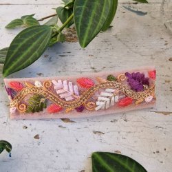 Rosa  hrpynt med 10 cm spnde No. 105