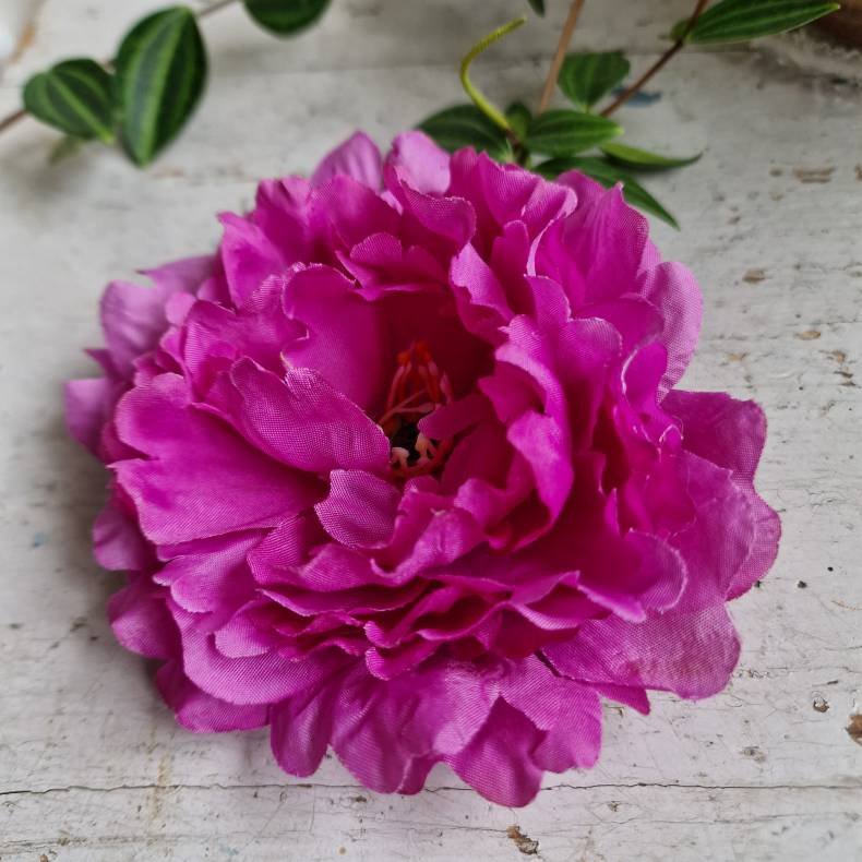 Lilla pon blomster pynt S