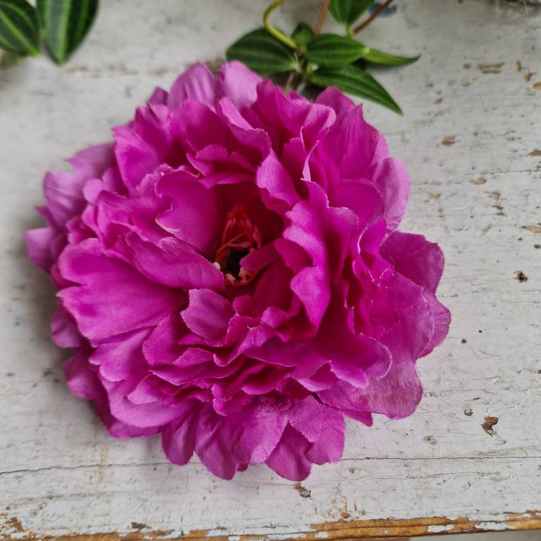 Lilla pon blomster pynt S