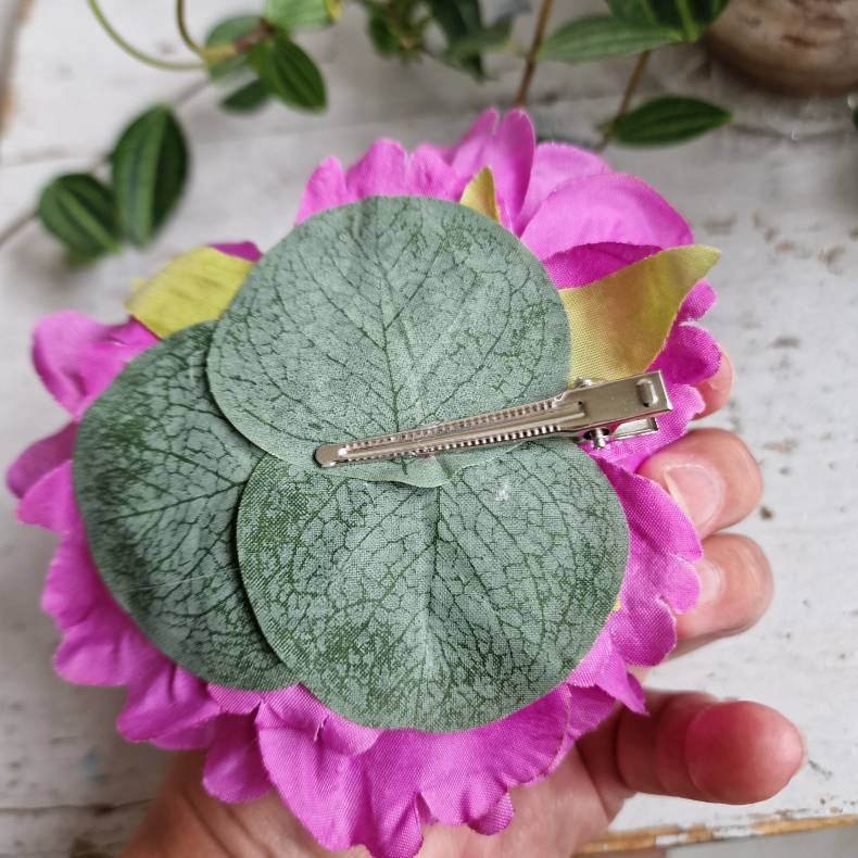 Lilla pon blomster pynt S