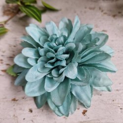 Lysebl krysantemum  blomster pynt M