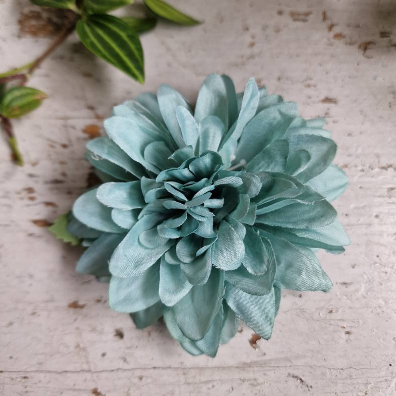 Lysebl krysantemum  blomster pynt M