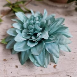 Lysebl krysantemum  blomster pynt M