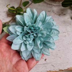 Lysebl krysantemum  blomster pynt M