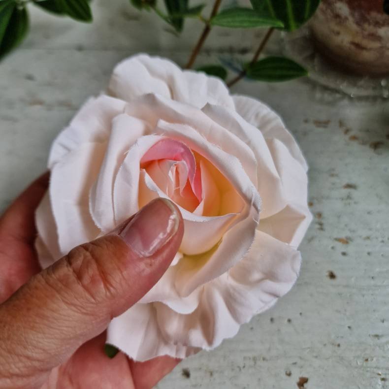 Sart rosa rose blomster clips M