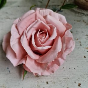 Gammelrosa rose blomster clips M
