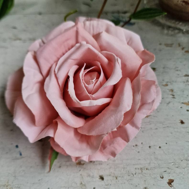 Gammelrosa rose blomster clips M
