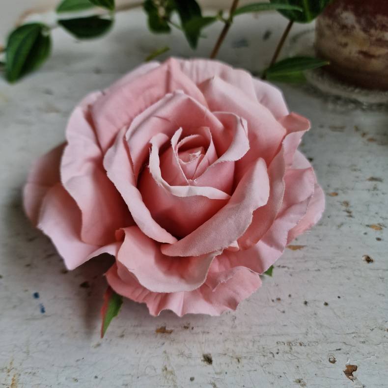 Gammelrosa rose blomster clips M